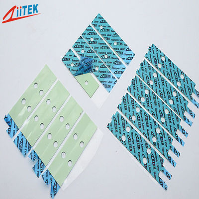 Konduktivitas termal yang sangat efisien 1.2W/mK silicone termal bantalan untuk bahan isolasi panas laptop