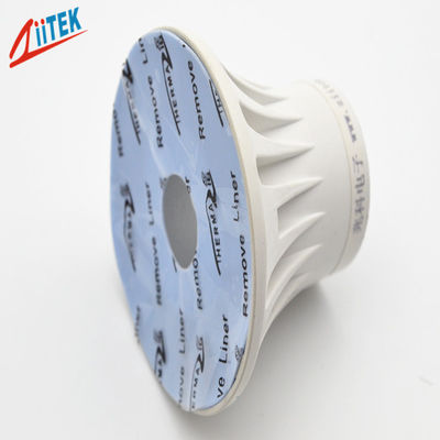 biru 5.0 W / mK sangat lembut Thermal Gap Filler TIF100-50-05E dengan Lapisan Perekat Silikon Lembaran Karet -50 hingga 200 ℃