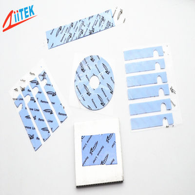 ultra lembut natually norak 2.0 W/mK biru Thermal Gap Filler TIF100-20-05U Silicone Rubber sheet -40 hingga 160 ℃