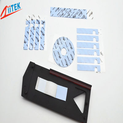 ultra lembut natually norak 2.0 W/mK biru Thermal Gap Filler TIF100-20-05U Silicone Rubber sheet -40 hingga 160 ℃