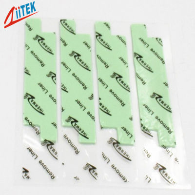 Ultrasoft CPU Heatsink Pad Thermal Gap Filler 1.5 W / mK Green Thermal Pads Silikon 45 Shore 00 TIF100-07S
