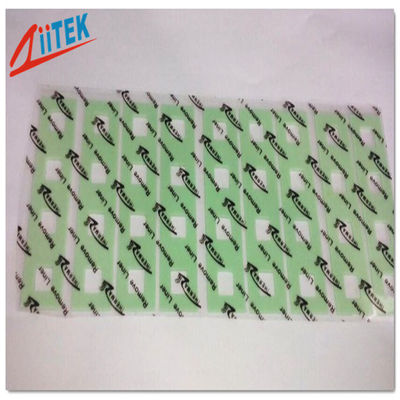 Ultrasoft CPU Heatsink Pad Thermal Gap Filler 1.5 W / mK Green Thermal Pads Silikon 45 Shore 00 TIF100-07S