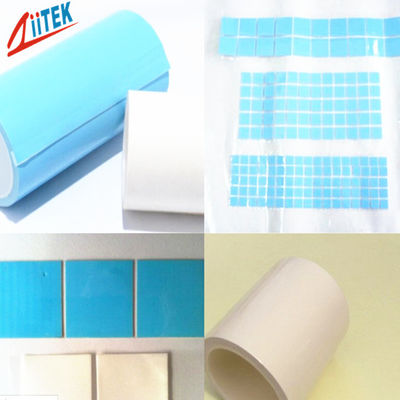 Kaca Fiber Backing Thermal Adhesive Tape Mudah Untuk Stamping Pengolahan Untuk LED Mount Heat Sink