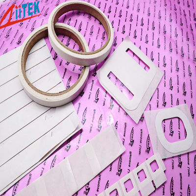 Kinerja tinggi Aluminium Thermal Adhesive Tape double sided Untuk Power Converter PCB Heat Spreader 1.6 W / mK