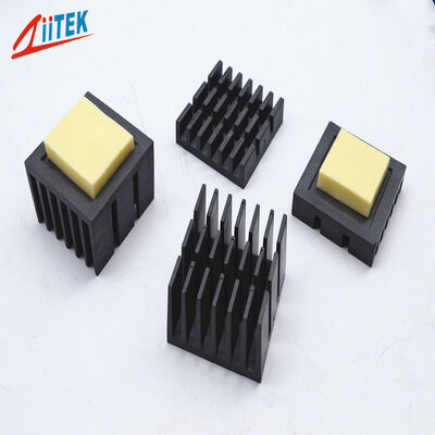 Produk Baru Silicone Thermal Conductive Gap Filler Pad 27 Shore 00 1.5W Untuk Modul LED