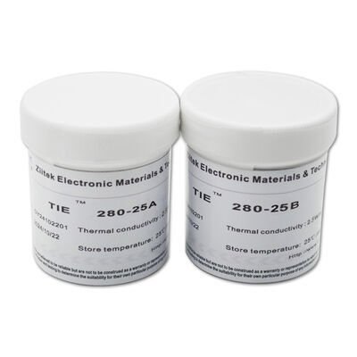 2.5W/MK Senyawa Pot Penghantar Panas Epoksi Viskositas Rendah -40℃-160℃ Suhu Servis