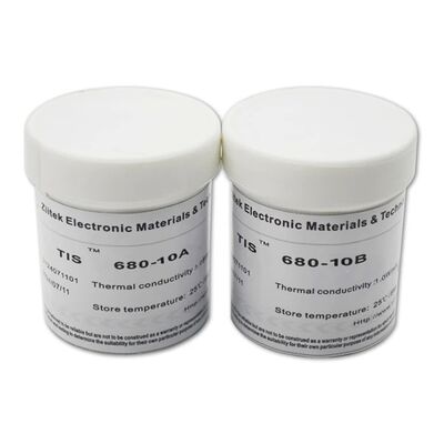 Dua Komponen Silikon Termal Konduktif Potting Compound dengan 1.0 W/m-K untuk Glueing Metal dan PCB