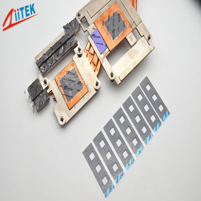 2.5W/MK CPU Heatsink Kekerasan 25 Shore 00 Pad Konduktif Termal Untuk Komponen Elektronik